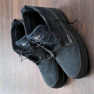 Nautica Men's Size 9.5 Dark Navy Blue Suede Boots